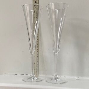 Martini Clear Champagne Flutes
